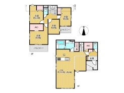 1号棟間取り図■八王子市富士見町 新築一戸建て■