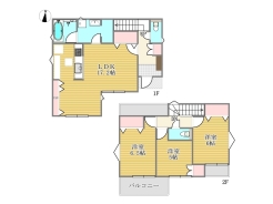 10区画参考プラン延べ床面積87.48m2土地建物価格8190万円■国立市東3 売地■