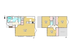 15区画参考プラン延べ床面積87.48m2土地建物価格7990万円■国立市東3 売地■