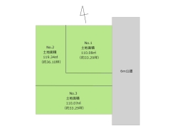 区画図■日野市大坂上3 新築一戸建て■