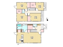 1号棟間取り■立川市砂川町7 新築一戸建て■