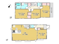 2号棟間取り図■府中市住吉町1 新築一戸建て■