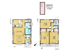 2号棟間取り図■調布市柴崎2丁目 新築分譲住宅 全3棟■