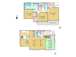 7号棟間取り図■八王子市石川町 新築一戸建■