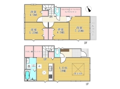 1号棟間取り図■国立市富士見台1 新築一戸建て■