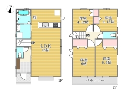 間取り図■国立市谷保4 新築一戸建て■