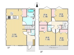 間取り図■八王子市子安町2 新築一戸建て■