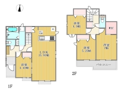 C号棟間取り図■府中市本宿町4 新築一戸建■