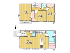 N号棟間取図■立川市幸町5丁目 新築戸建て■