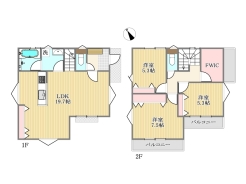 5区画施工例■府中市住吉町4 条件付き売地■