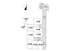 区画図■立川市栄町2丁目 売地■