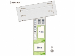 区画図■昭島市昭和町4 新築一戸建て■