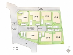 区画図■八王子市石川町 新築一戸建■