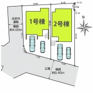 区画図■小金井市貫井南町3丁目 新築戸建て■