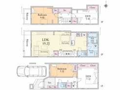 C号棟間取り■小金井市本町2 新築一戸建て■