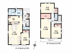 A号棟間取り図■小金井市前原町4 新築一戸建て■