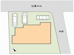 区画図■日野市西平山5 新築一戸建て■