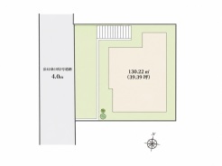 区画図■多摩市聖ヶ丘3 新築一戸建■