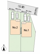 区画図■昭島市大神町3 新築一戸建て■