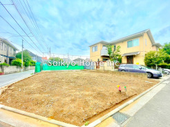 東南角地の開放感!建築条件なしの売地です!■立川市栄町2 売地■