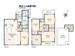 間取り図■多摩市桜ケ丘1 新築一戸建て■