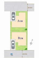 区画図■日野市日野台4 新築一戸建て■