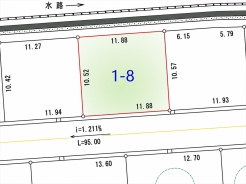 区画図■昭島市田中町3 売地■