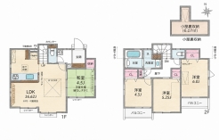 間取図■立川市幸町6 新築一戸建て■