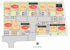 区画図■調布市菊野台2 新築一戸建て■