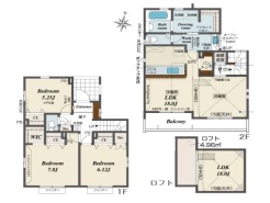 2号棟間取り図■小金井市前原町3 新築一戸建て■