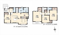 間取り図■小金井市貫井南町4 新築一戸建て■