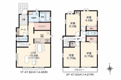 間取り図■小金井市貫井南町4 新築一戸建て■