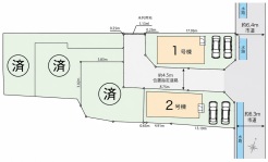 区画図■日野市日野 新築一戸建て■