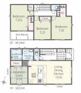 1号棟間取り図■日野市日野 新築一戸建て■
