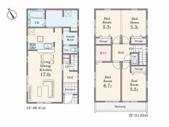 5号棟間取り図■府中市清水が丘2 新築一戸建■