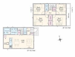 3号棟間取り図■国分寺市北町4 新築一戸建■