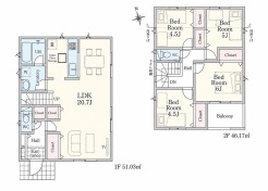 4号棟間取り図■国分寺市北町4 新築一戸建■