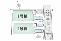 区画図■国分寺市本多4 新築一戸建て■