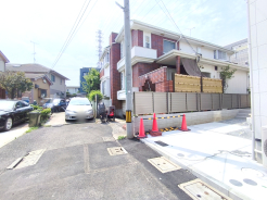 前面道路含む外観■国分寺市光町1 新築一戸建て■
