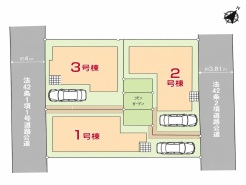 区画図■国分寺市戸倉1 新築一戸建て■