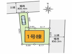 区画図■小金井市桜町2 新築一戸建て■