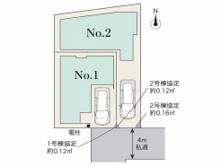 区画図■小金井市本町2 新築一戸建■
