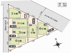 区画図■昭島市昭和町4 新築一戸建て■