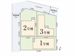 区画図■国分寺市西町3 新築一戸建て■