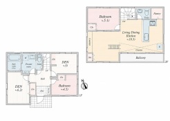 D号棟間取り図■国立市富士見台2 新築一戸建て■