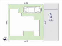 区画図■立川市砂川町6 新築一戸建て■