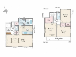 1号棟間取り図■国立市富士見台1 新築一戸建■
