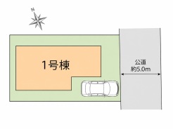 区画図■昭島市朝日町5 新築一戸建て■