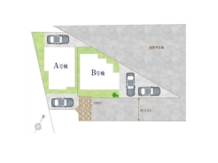 区画図■府中市南町6 新築一戸建■