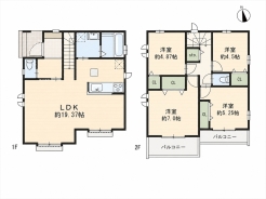 A号棟間取り図■昭島市中神町2 新築一戸建■